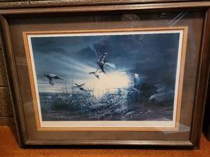 lot 44 image: Terry Redlin Limited Edition Night Harvest Print - 1984