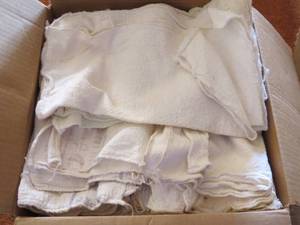 lot 173 image: 2 Box Lot of Shop TowelsRags