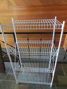 lot 195 image: 4 Shelf Storage Rack
