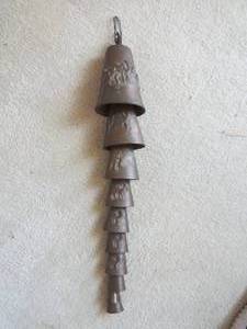 lot 201 image: Antique Brass Hanging Camel Bells