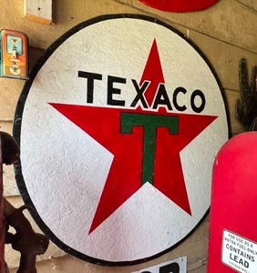 lot 135 image: 48 Texaco Wood Sign
