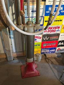 lot 24 image: Restored Gilbert & Barker Self Measuring Pump Type 6 Model 1