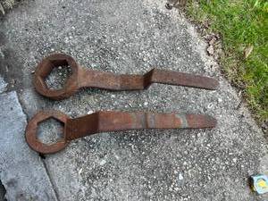 lot 37 image: Vintage Large Wrenches
