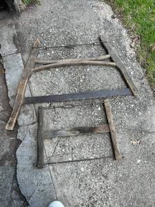 lot 40 image: Wood Handle Hand Saws