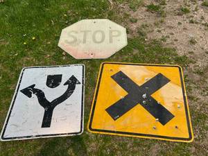 lot 108 image: Decommissioned Road Signs