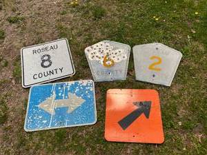 lot 109 image: Decommissioned Road Signs