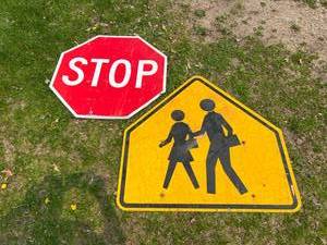 lot 112 image: Decommissioned Road Signs