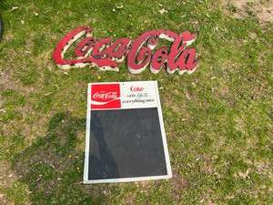 lot 113 image: Coca Cola Signs