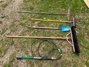 lot 124 image: Propane Torch & Yard Tools