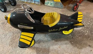 lot 150 image: Yellow Jacket Petal Airplane