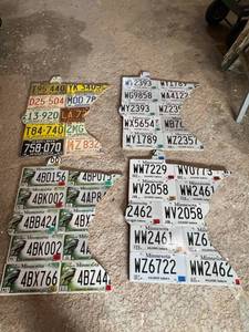 lot 191 image: 4 - State of MN License Plate Artwork