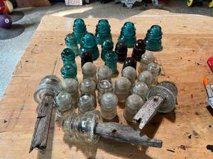 lot 201 image: Glass Insulators