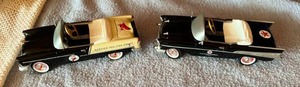 lot 274 image: Pair of Texaco Die Cast Pedal Cars