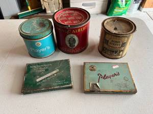 lot 359 image: Tobacco Tins