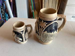 lot 277 image: Pair of West Germany Steins