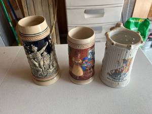 lot 278 image: 3 Steins - 1 Western Germany