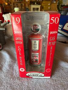 lot 280 image: Gearbox Gas Pump Replica Coin Bank