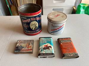 lot 284 image: Tobacco Tins