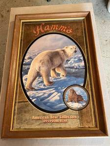lot 299 image: Hamms Beer Bear Mirror Third in a Series