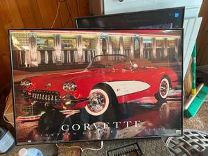 lot 315 image: Light Up Corvette Artwork