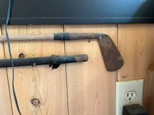lot 317 image: 2 Vintage Golf Clubs