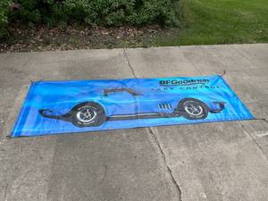 lot 353 image: Large BF Goodrich Banner