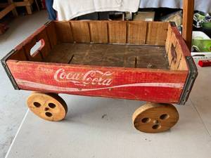 lot 404 image: Wagon Made From Coca-Cola Crate
