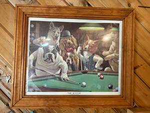 lot 415 image: Framed The Hustler Artwork
