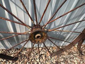 lot 497 image: 53 Steel Wheel