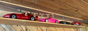 lot 430 image: 4 Large Toy Corvettes
