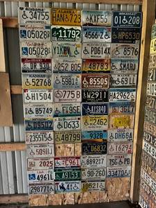 lot 457 image: Handicap License Plate From Every State