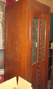 lot 1 image: Truly rare antique phone booth in a...