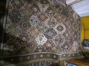 lot 81 image: Gorgeous vintage patterned area rug...