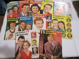 lot 101 image: 1940s and 50s TV Radio Mirror Mag...
