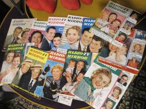 lot 105 image: 1940s and 50s TV Radio Mirror Mag...