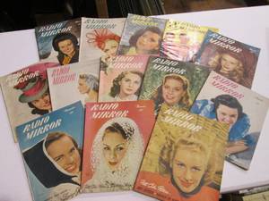 lot 106 image: 1940s and 50s TV Radio Mirror Mag...