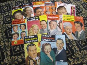 lot 108 image: 1940s and 50s TV Radio Mirror Mag...