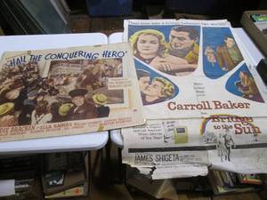 lot 112 image: Vintage Movie posters from the 1940...