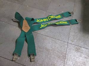 lot 159 image: Brand new pair of John Deere suspen...