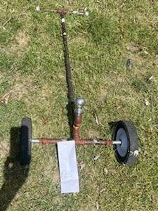 lot 605 image: Portable ball hitch dolly