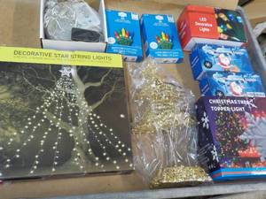 lot 37 image: Xmas Tree and Lights...