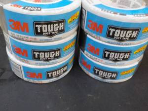 lot 66 image: 6 Rolls 3M Tough Duck Tape 1.88 x ...