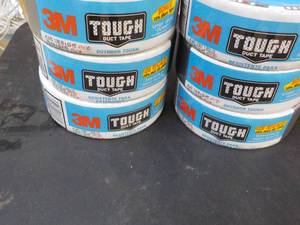 lot 71 image: 6 Rolls 3M Tough Duck Tape 1.88 x ...