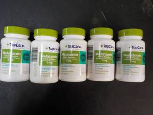 lot 77 image: 5 - 120 Tablet Ct. Melatonin 5 mg ...