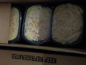 lot 111 image: 12 Frozen macaroni and Cheese Meals...