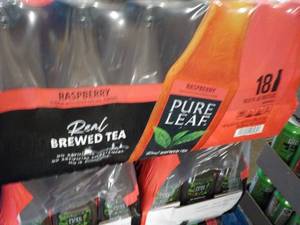 lot 145 image: 18 Pack Pure Leaf Raspberry Brewed ...