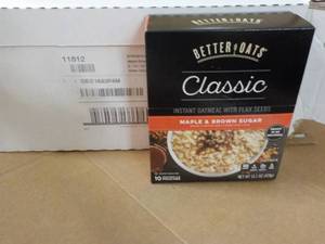 lot 173 image: Case of 6 - 10 ct Boxes Better Oats...