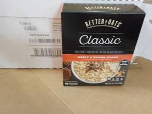 lot 175 image: Case of 6 - 10 ct Boxes Better Oats...