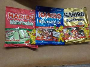 lot 196 image: 16 - 4oz Bags Haribo Variety...