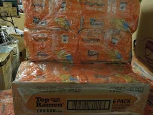 lot 199 image: 2 - 6 pack Trays Top Ramen Chicken ...